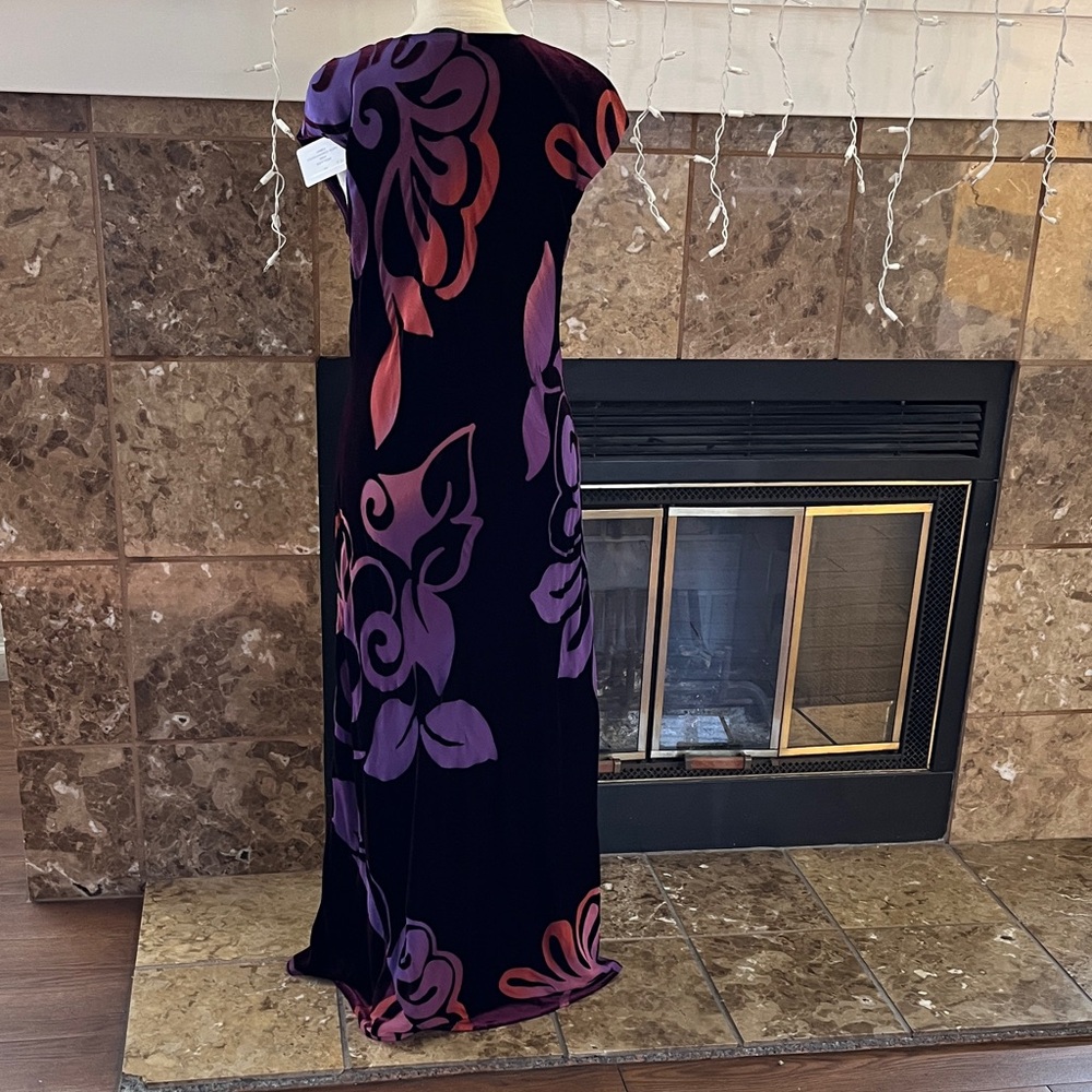 $525 Johnny Was Toto Bias Maxi Dress Size Small - CHECK OUT JOHNNY WAS WEBSITE - Picture 4 of 7